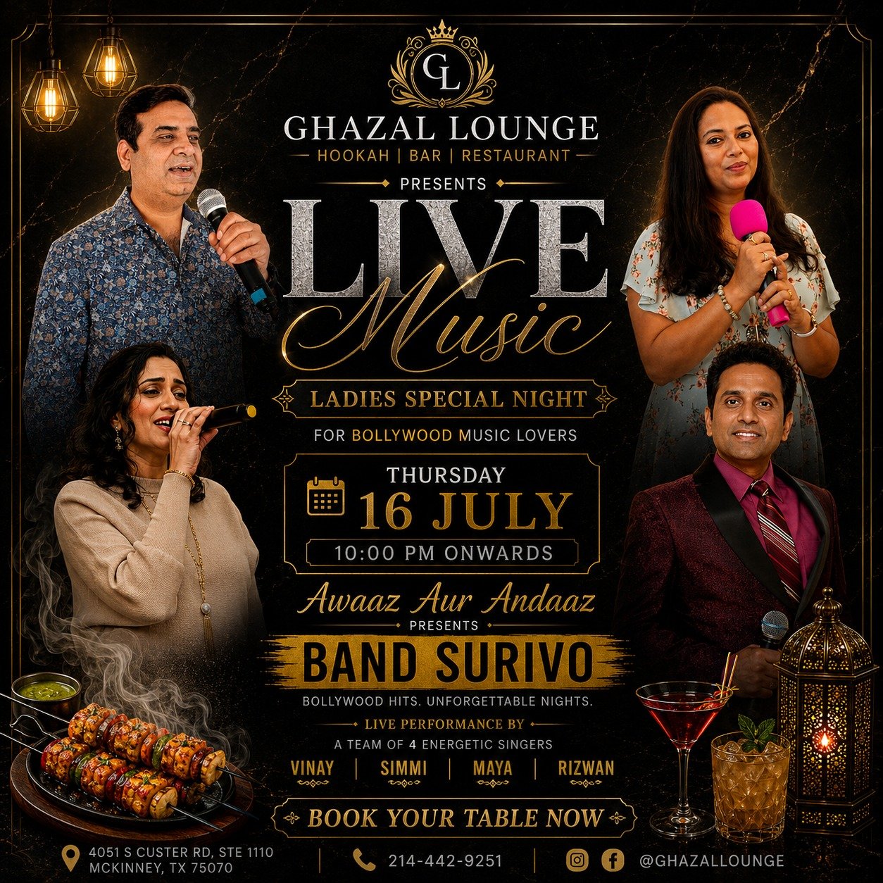 Ghazal Lounge in the Lone Star Muslim directory
