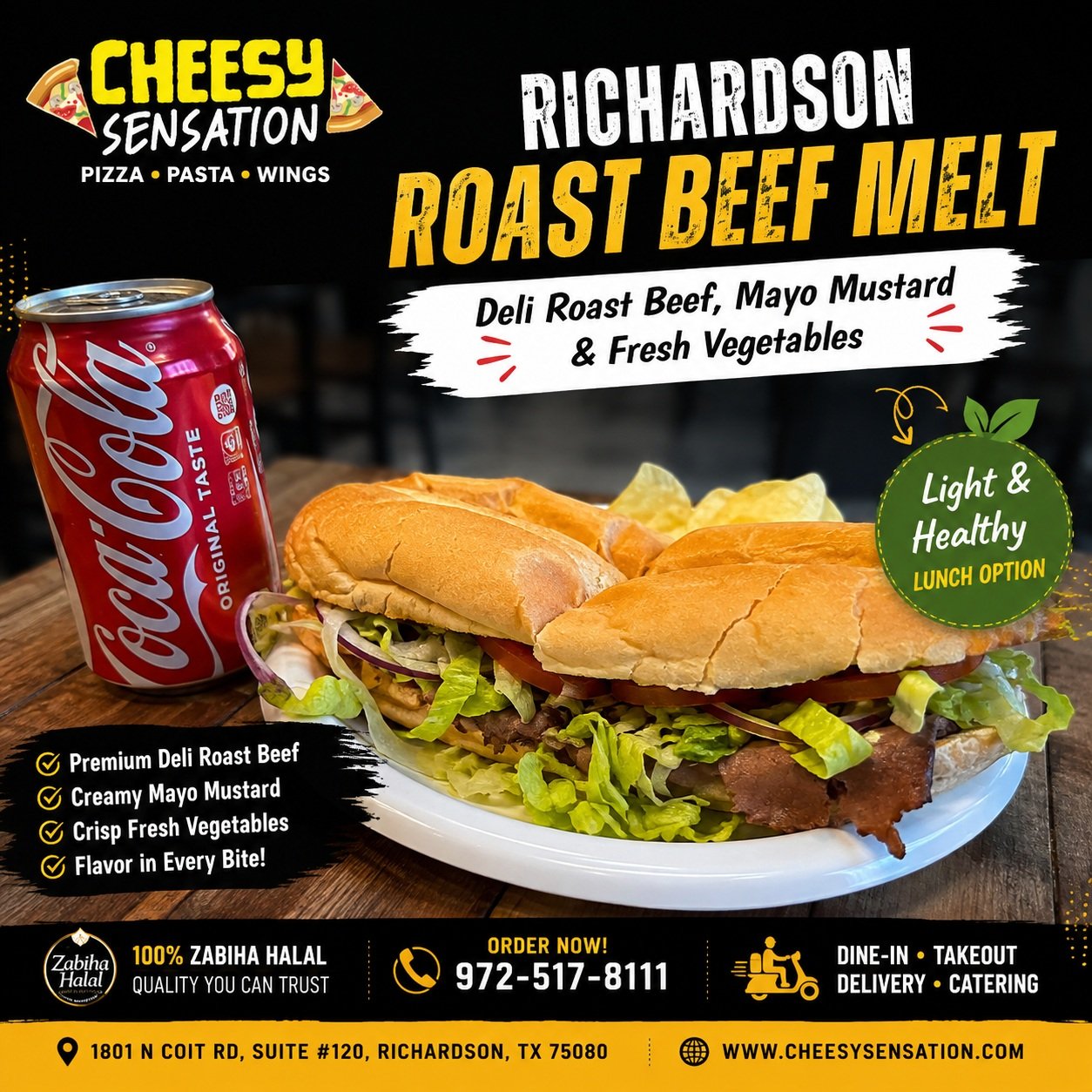 Cheesy Sensation in the Lone Star Muslim directory