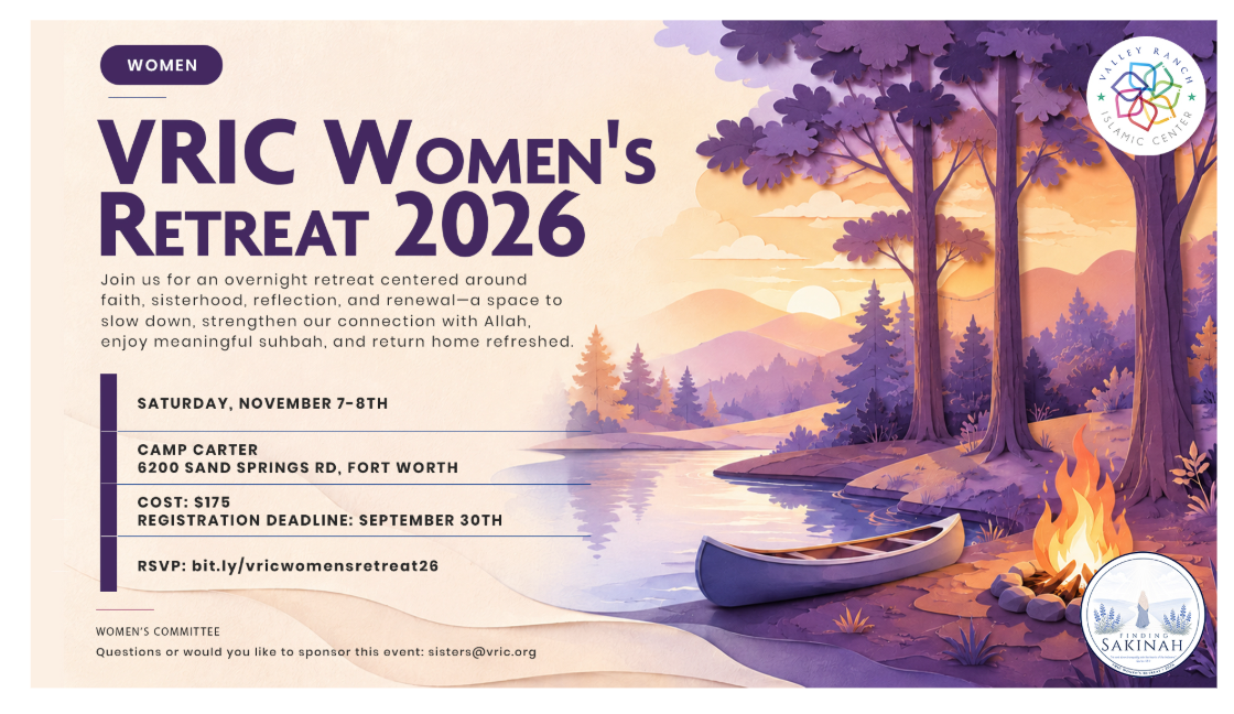 Event flyer for VRIC Women's Retreat 2026